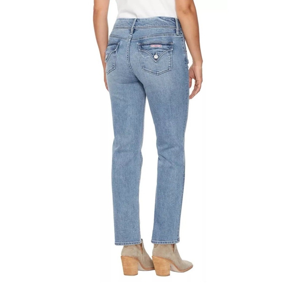NEW Women's Hudson Midrise Straight Leg Blue Jeans Size 12 with 29" Inseam 289 - Picture 3 of 6